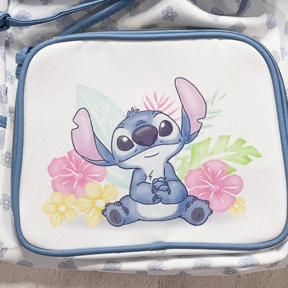 Loungefly Disney Lilo And Stitch Hibiscus Ohana Slouch Drawstring Backpack NWT - Picture 3 of 14